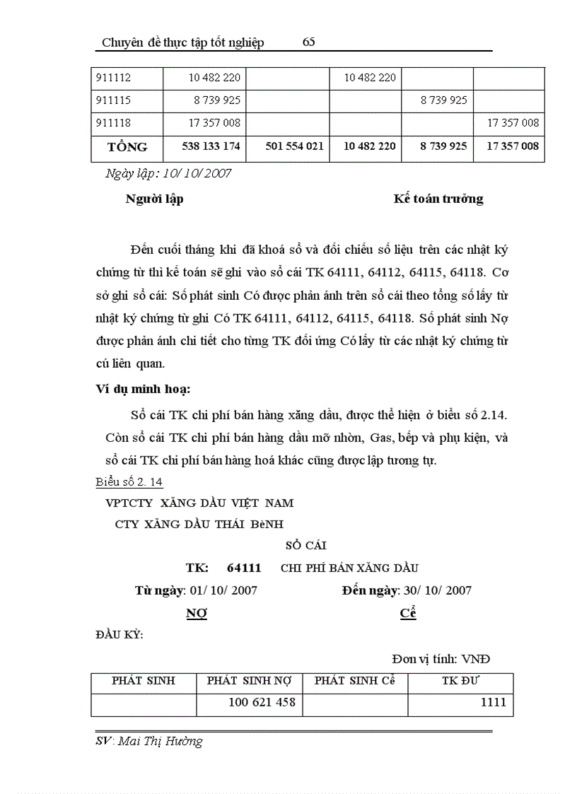 image for page Hoàn thiện công tác hạch toán tiêu thụ và xác định kết quả tiêu thụ tại Công ty xăng dầu Thái Bình