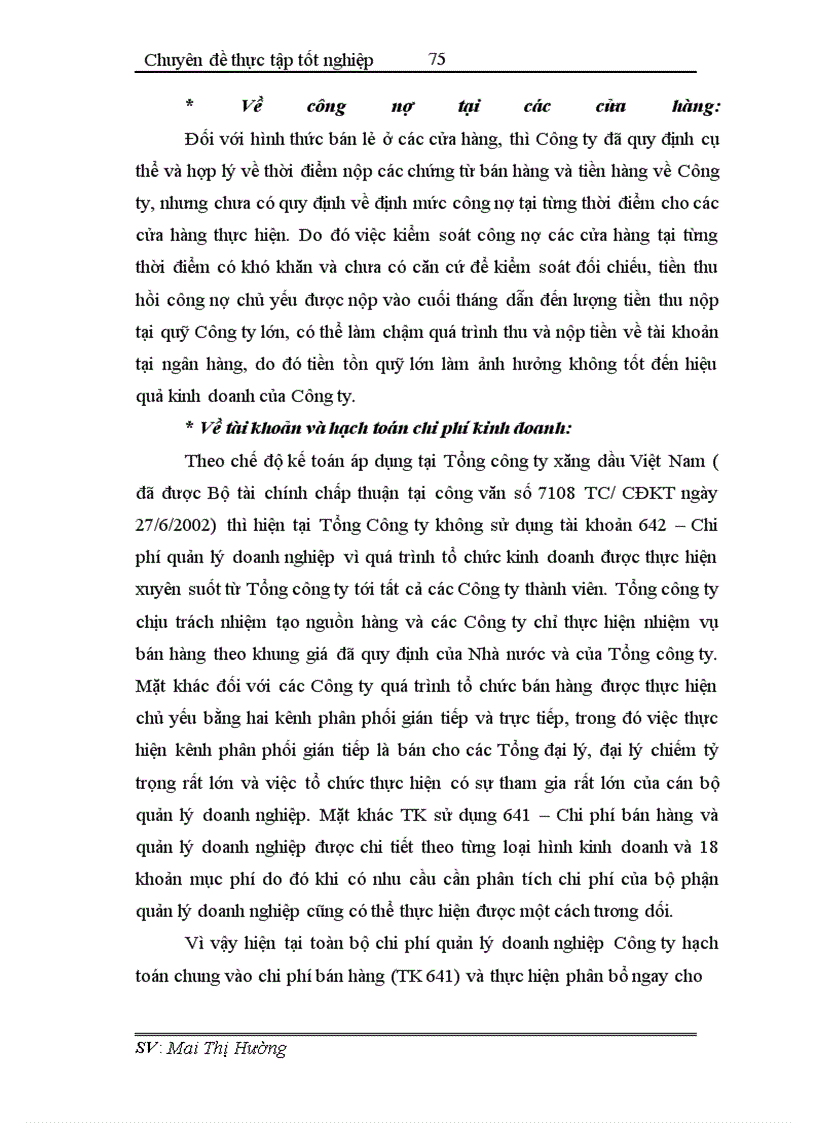 image for page Hoàn thiện công tác hạch toán tiêu thụ và xác định kết quả tiêu thụ tại Công ty xăng dầu Thái Bình