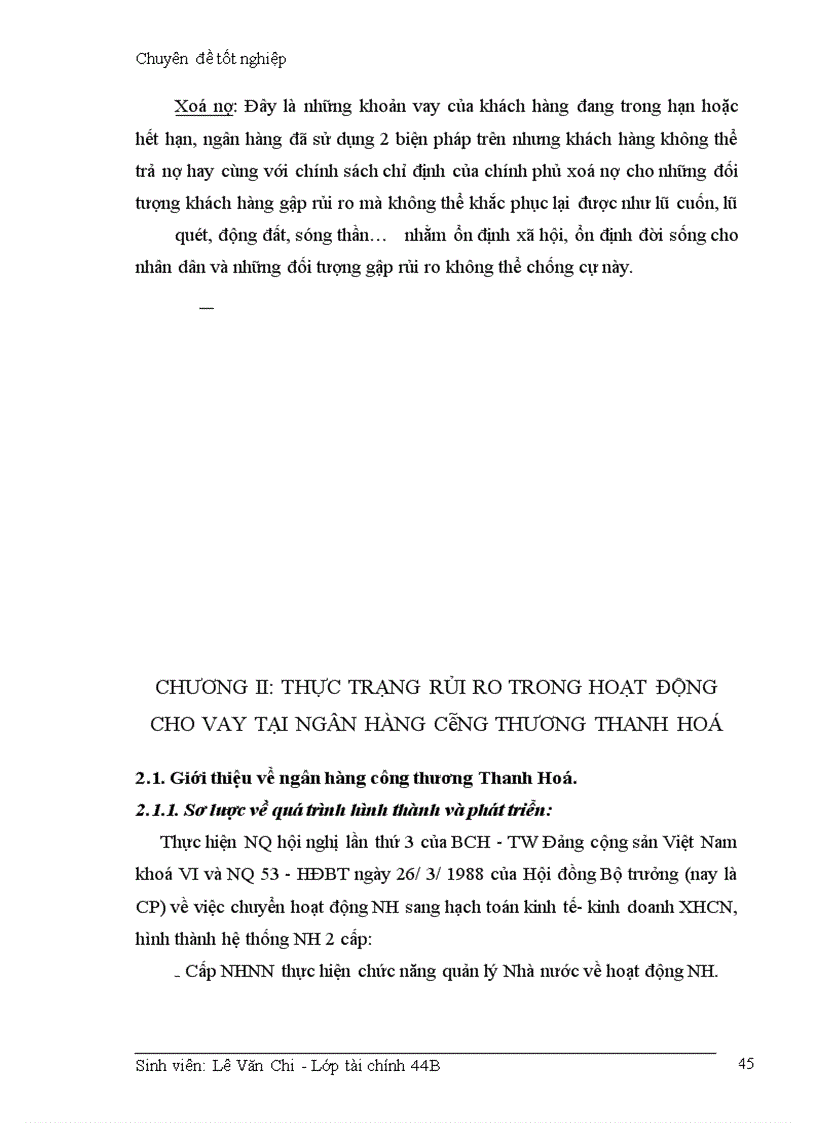 image for page Giải phỏp hạn chế rủi ro trong hoạt động cho vay của Ngõn hàng cụng thương Thanh Hoá