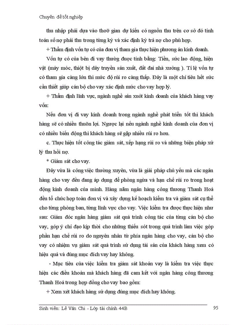 image for page Giải phỏp hạn chế rủi ro trong hoạt động cho vay của Ngõn hàng cụng thương Thanh Hoá