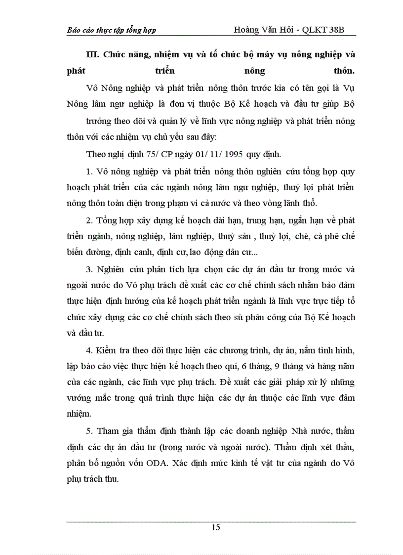 image for page Một số vấn đề về đầu tư cho nông nghiệp, nông thôn giai đoạn 2001 - 2005. Và các năm sau