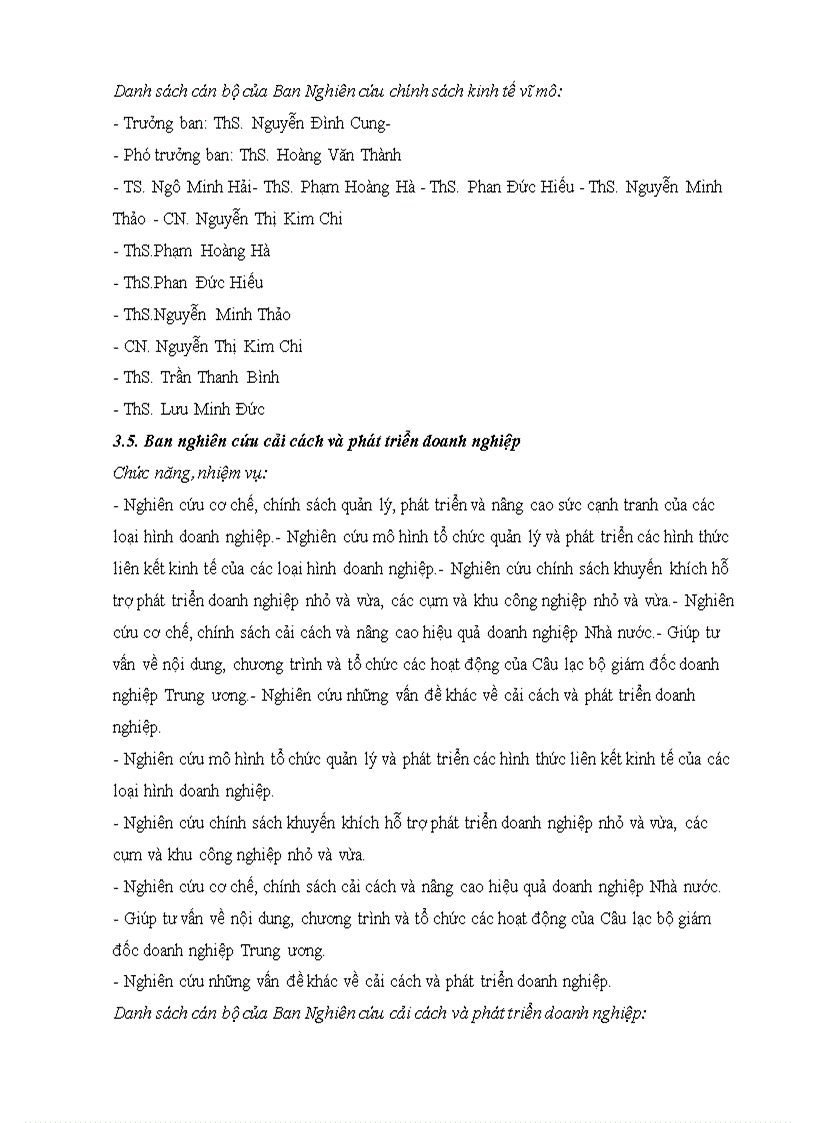 image for page Viện Nghiên cứu quản lý kinh tế TW và Ban nghiên cứu chính sách phát triển kinh tế nông thôn