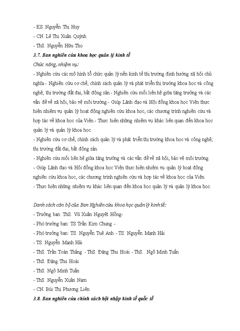 image for page Viện Nghiên cứu quản lý kinh tế TW và Ban nghiên cứu chính sách phát triển kinh tế nông thôn