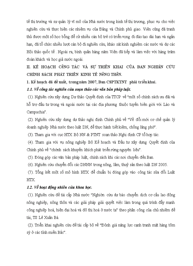 image for page Viện Nghiên cứu quản lý kinh tế TW và Ban nghiên cứu chính sách phát triển kinh tế nông thôn
