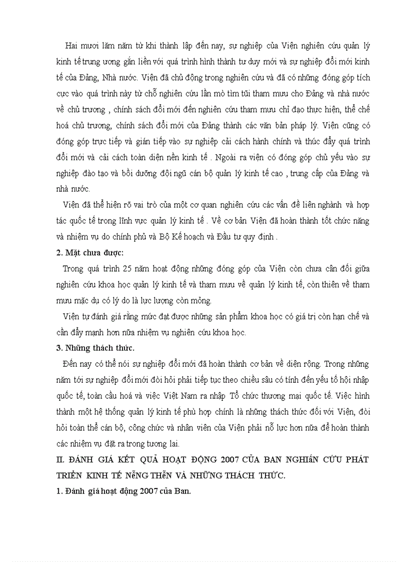 image for page Viện Nghiên cứu quản lý kinh tế TW và Ban nghiên cứu chính sách phát triển kinh tế nông thôn