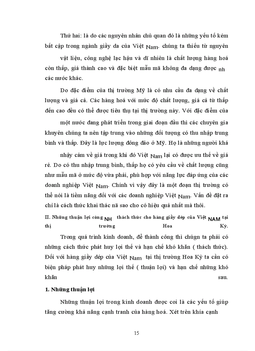 image for page Giải pháp kiến nghị nhằm tăng cường khả năng cạnh tranh của hàng giầy dép Việt Nam tại thị trường Hoa Kỳ