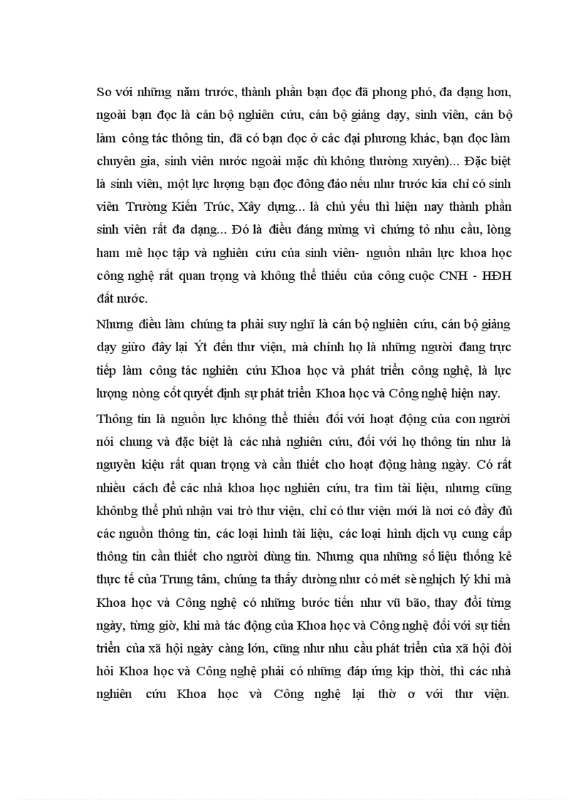 image for page Tổ chức khai thác và sử dụng nguồn tạp chí tại Trung tâm Thông tin Tư liệu khoa học và Công nghệ