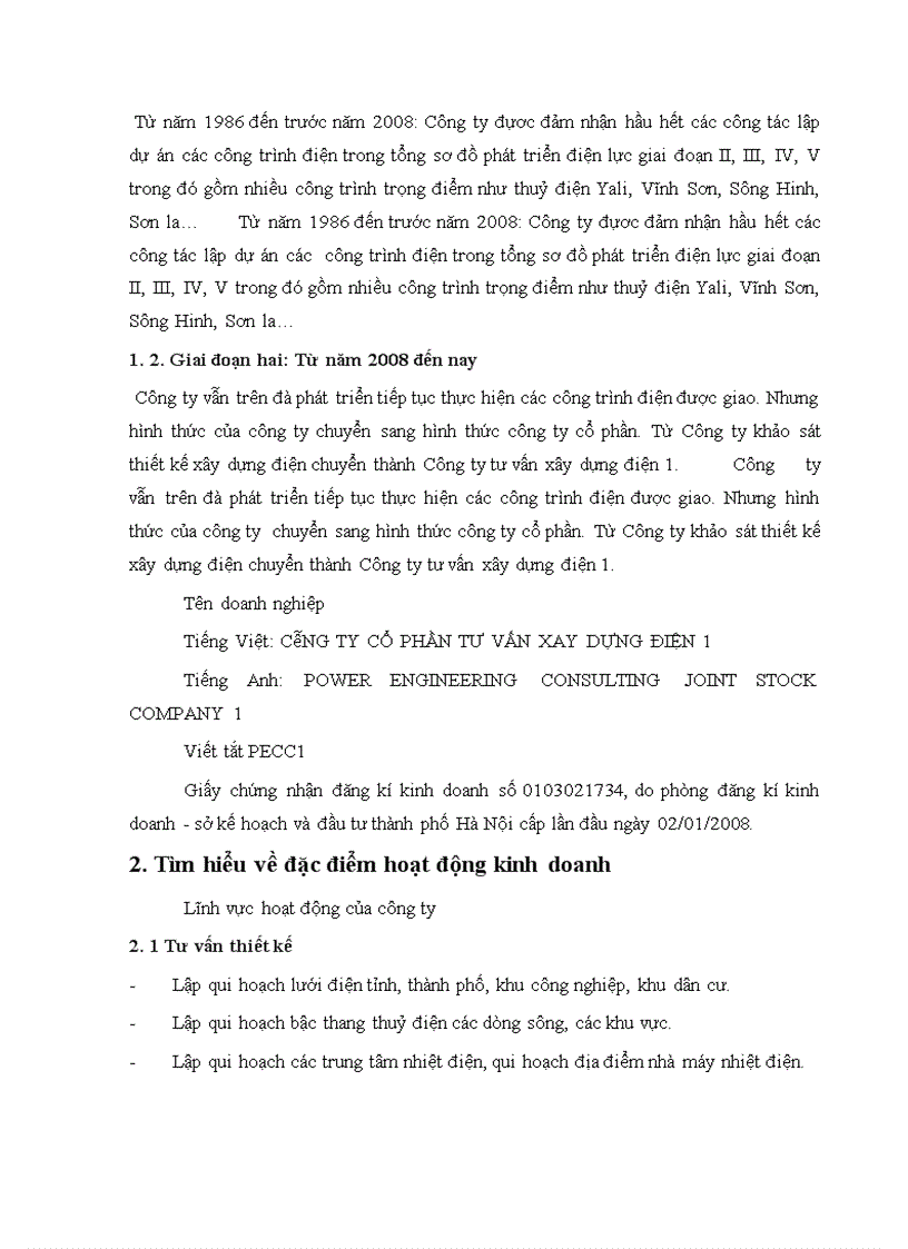 image for page Công tác hạch toán kế toán tại công ty cổ phần tư vấn xây dựng điện 1