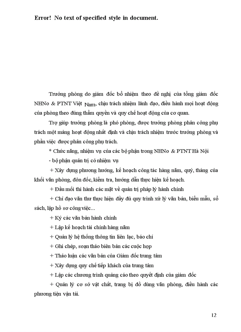 image for page Thực trạng và giải pháp hoàn thiện công tác thông tin ở văn phòng NHNo & PTNT Hà Nội