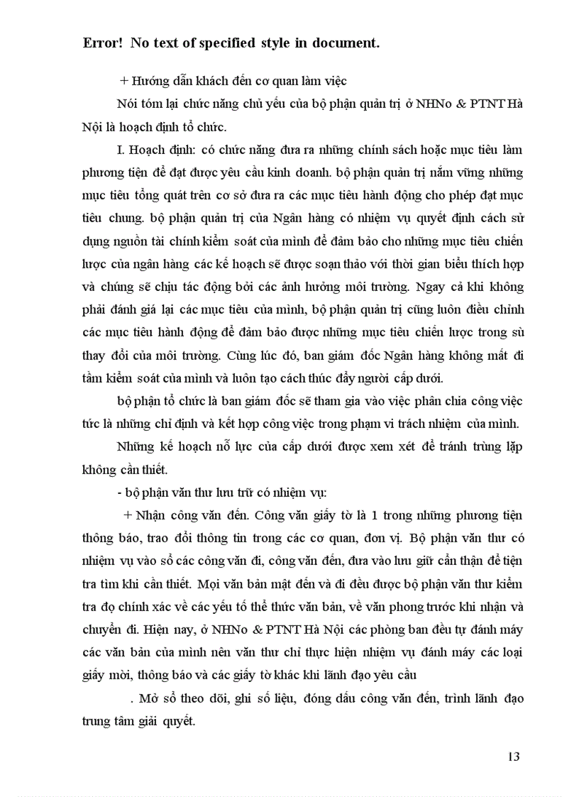 image for page Thực trạng và giải pháp hoàn thiện công tác thông tin ở văn phòng NHNo & PTNT Hà Nội