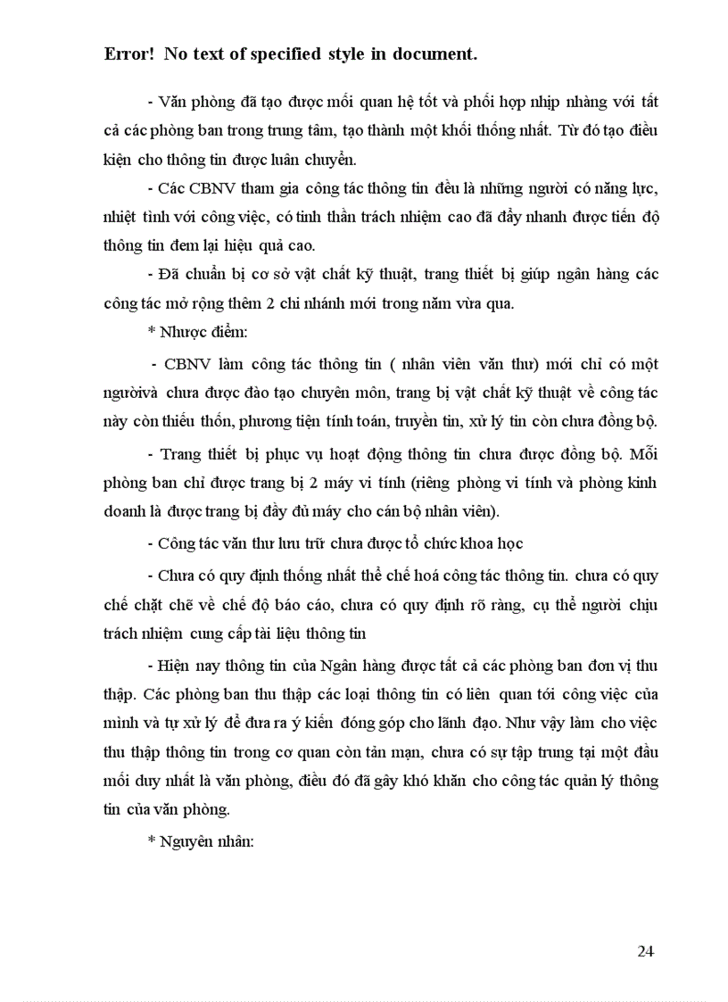 image for page Thực trạng và giải pháp hoàn thiện công tác thông tin ở văn phòng NHNo & PTNT Hà Nội