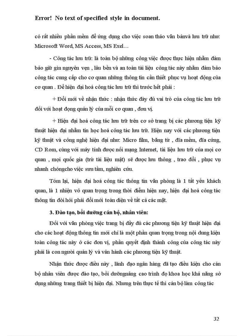 image for page Thực trạng và giải pháp hoàn thiện công tác thông tin ở văn phòng NHNo & PTNT Hà Nội