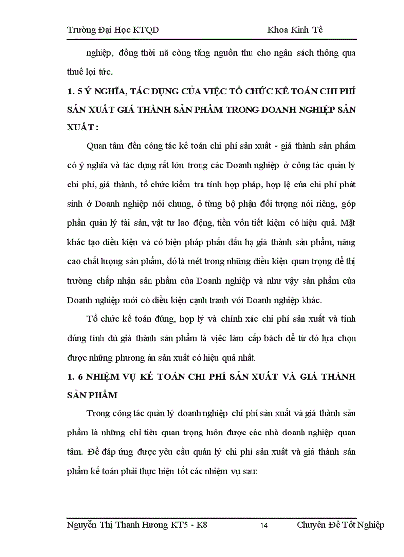 image for page Tổ chức công tác kế toán tập hợp chi phí và tính giá thành sản phẩm