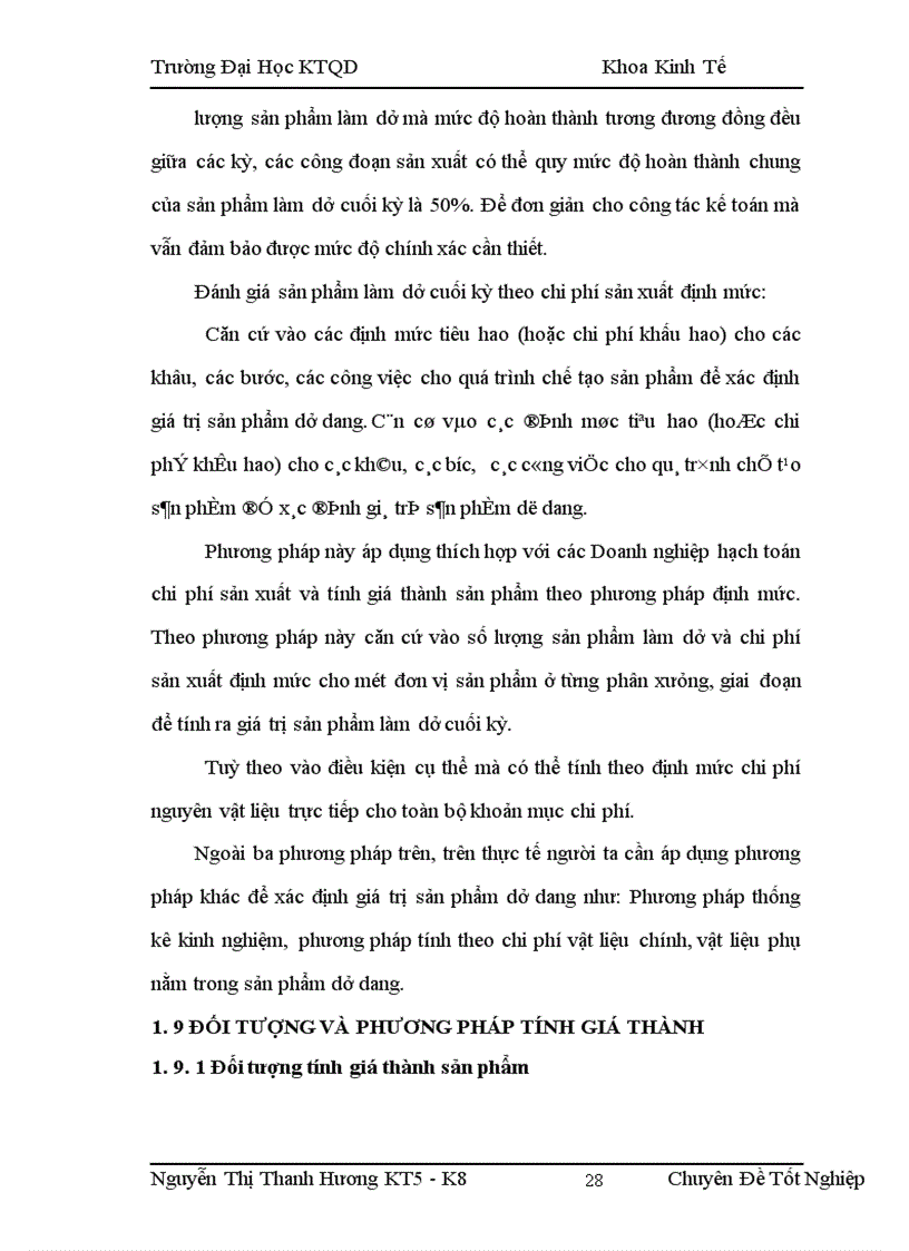 image for page Tổ chức công tác kế toán tập hợp chi phí và tính giá thành sản phẩm