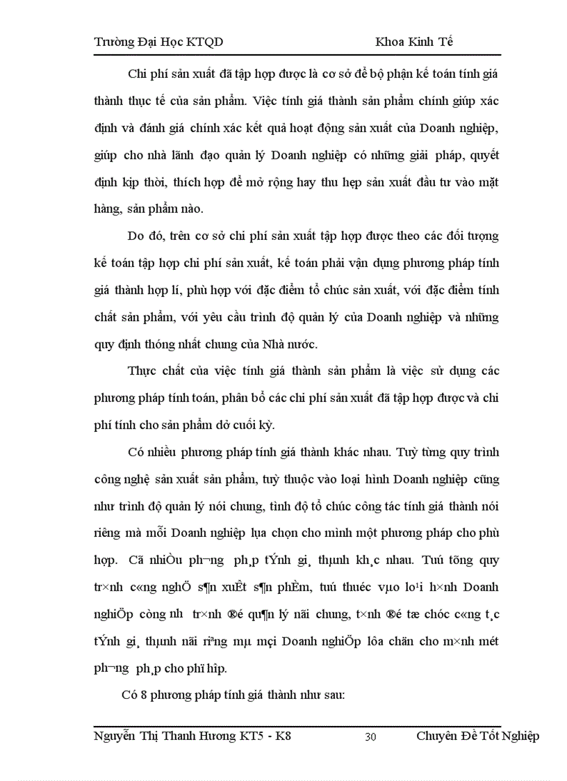 image for page Tổ chức công tác kế toán tập hợp chi phí và tính giá thành sản phẩm