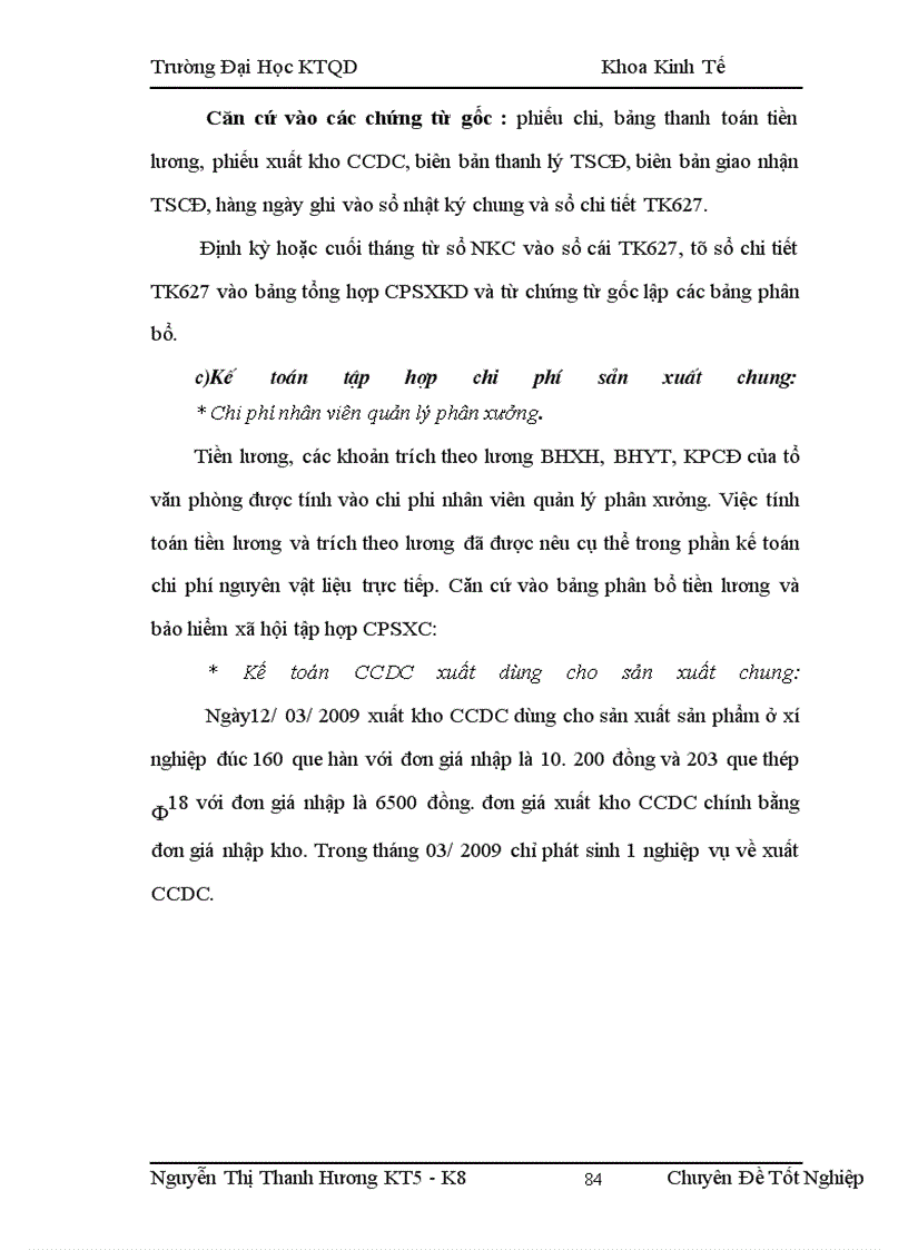 image for page Tổ chức công tác kế toán tập hợp chi phí và tính giá thành sản phẩm