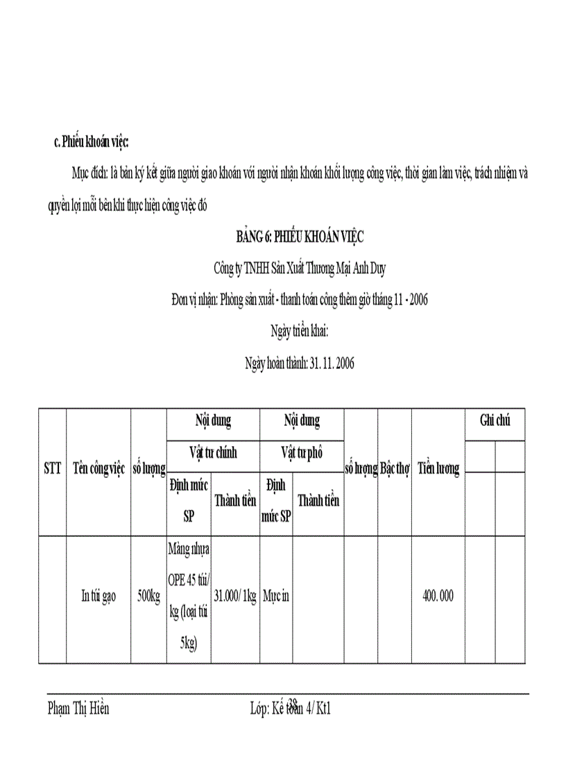 image for page Kế toán tiền lương và các khoản trích theo lương tại Công ty TNHH TNHH Sản Xuất Thương Mại Anh Duy