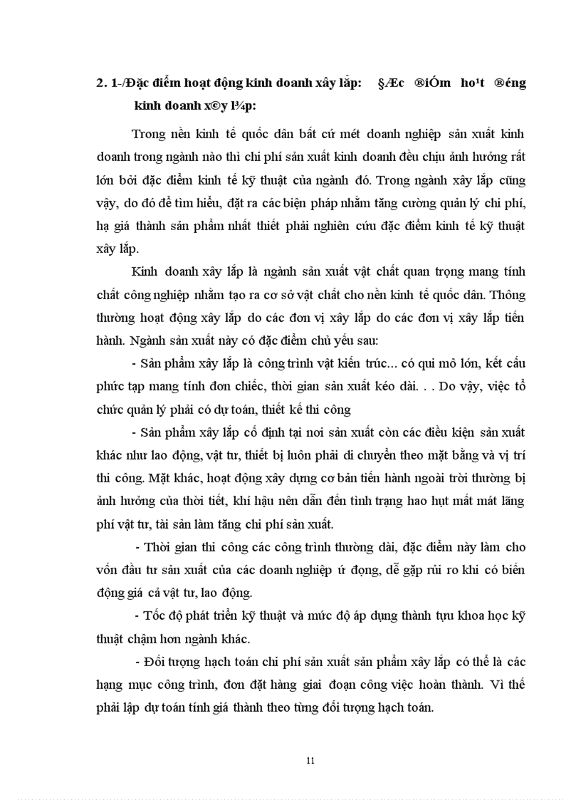 image for page Những phương hướng và biện pháp quản lý chi phí sản xuất và giá thành sản phẩm xây lắp ở Công ty cơ khí, xây dựng và lắp máy điện nước.