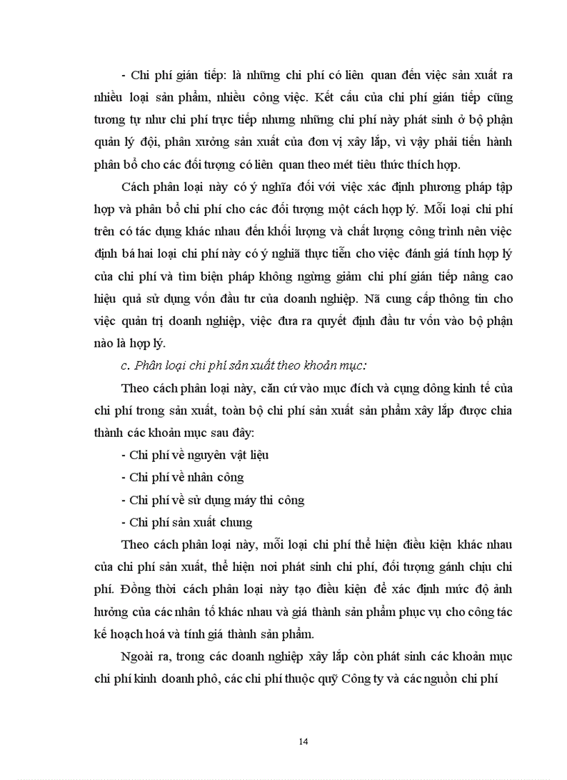image for page Những phương hướng và biện pháp quản lý chi phí sản xuất và giá thành sản phẩm xây lắp ở Công ty cơ khí, xây dựng và lắp máy điện nước.