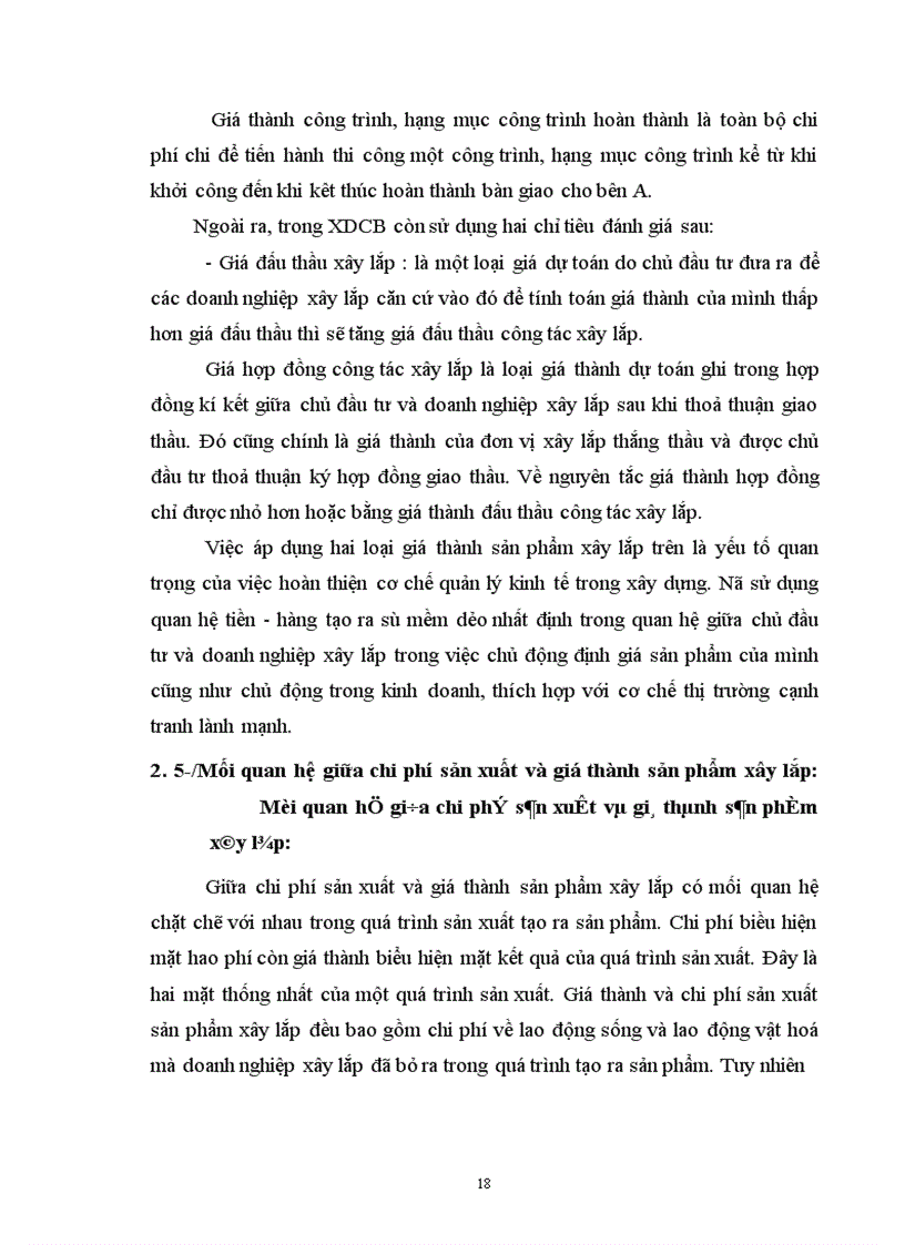 image for page Những phương hướng và biện pháp quản lý chi phí sản xuất và giá thành sản phẩm xây lắp ở Công ty cơ khí, xây dựng và lắp máy điện nước.