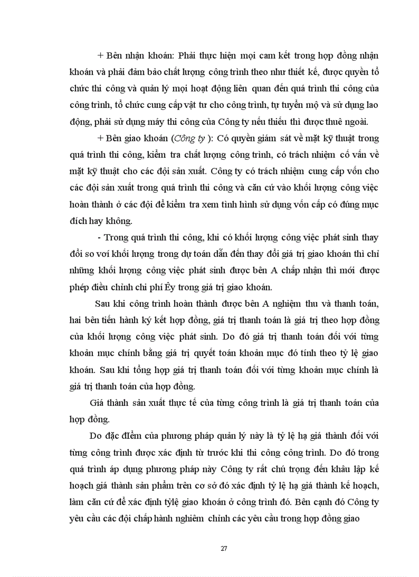image for page Những phương hướng và biện pháp quản lý chi phí sản xuất và giá thành sản phẩm xây lắp ở Công ty cơ khí, xây dựng và lắp máy điện nước.
