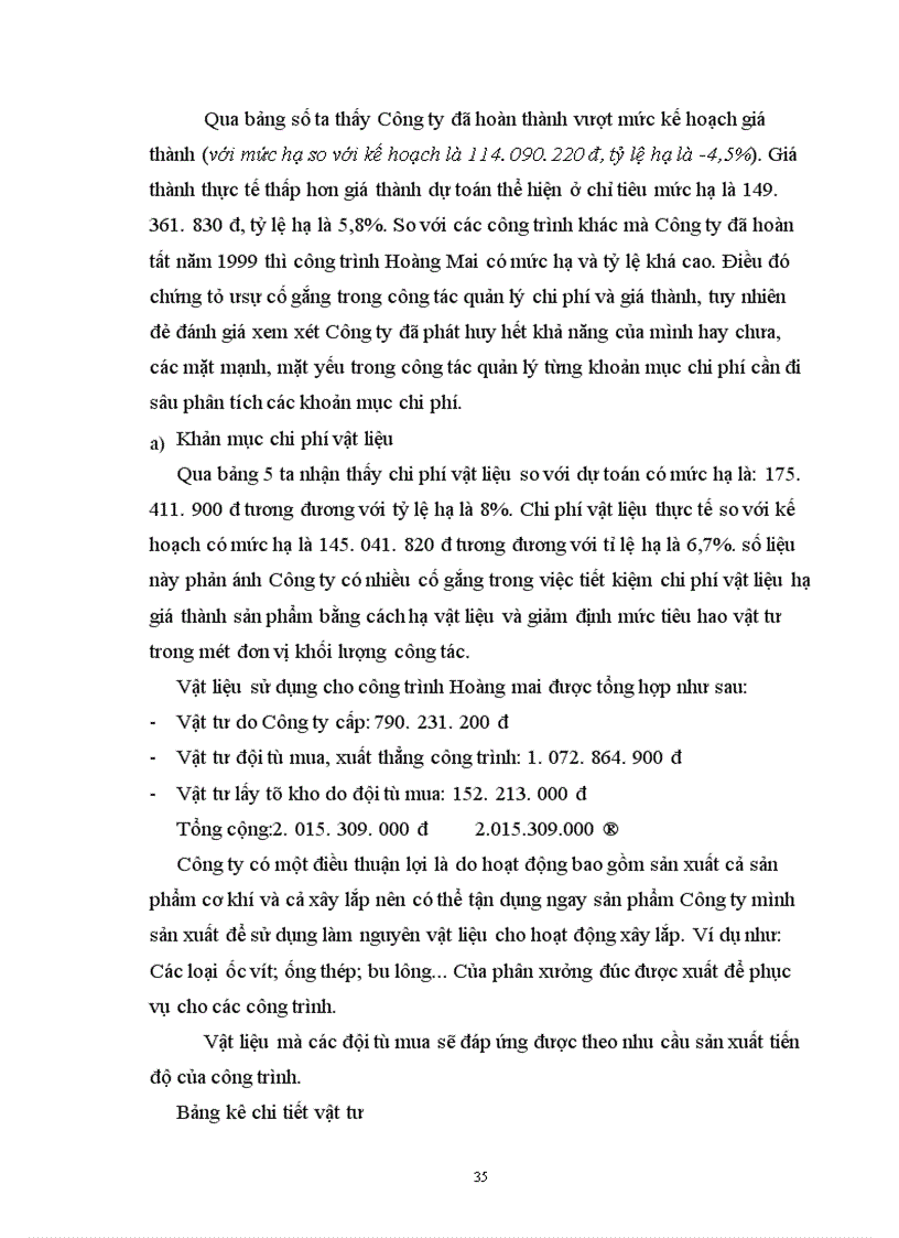 image for page Những phương hướng và biện pháp quản lý chi phí sản xuất và giá thành sản phẩm xây lắp ở Công ty cơ khí, xây dựng và lắp máy điện nước.