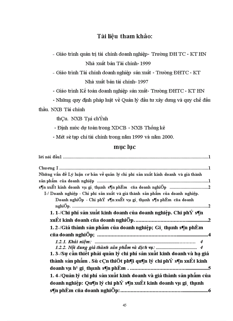 image for page Những phương hướng và biện pháp quản lý chi phí sản xuất và giá thành sản phẩm xây lắp ở Công ty cơ khí, xây dựng và lắp máy điện nước.