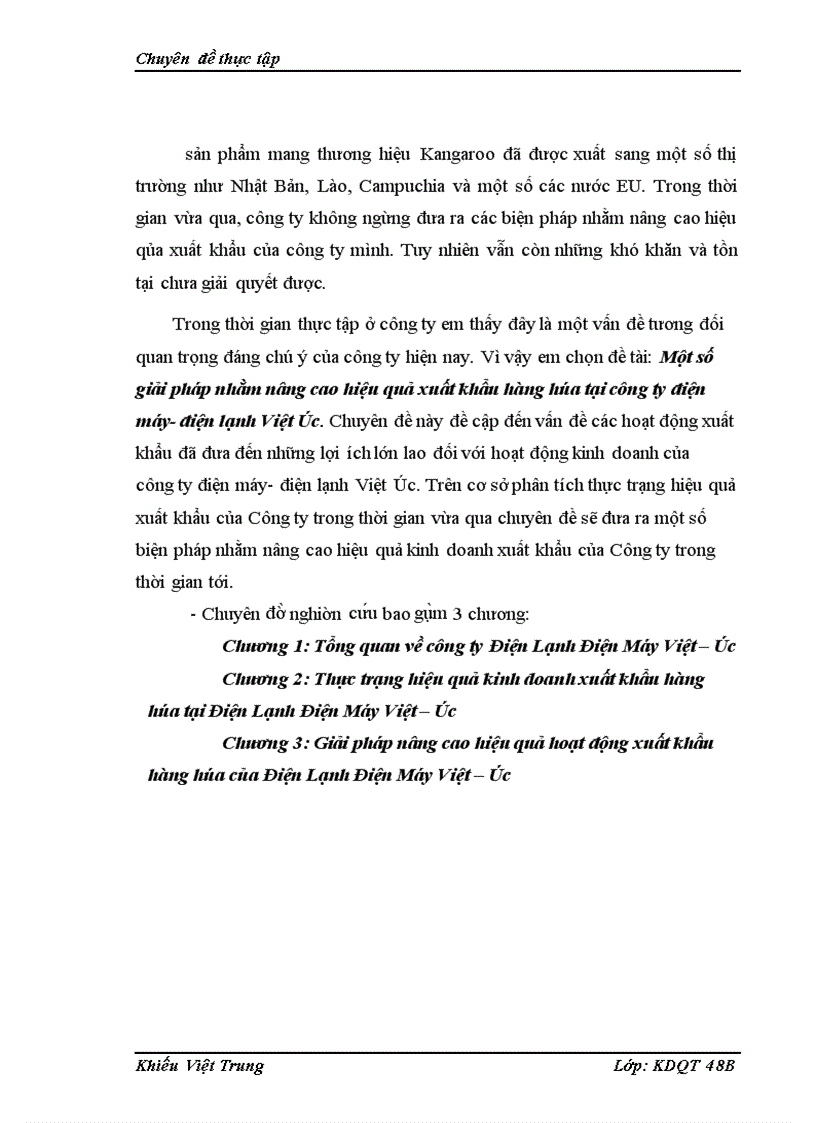 image for page Một số giải pháp nhằm nâng cao hiệu quả xuất khẩu hàng hóa tại công ty điện máy- điện lạnh Việt Úc