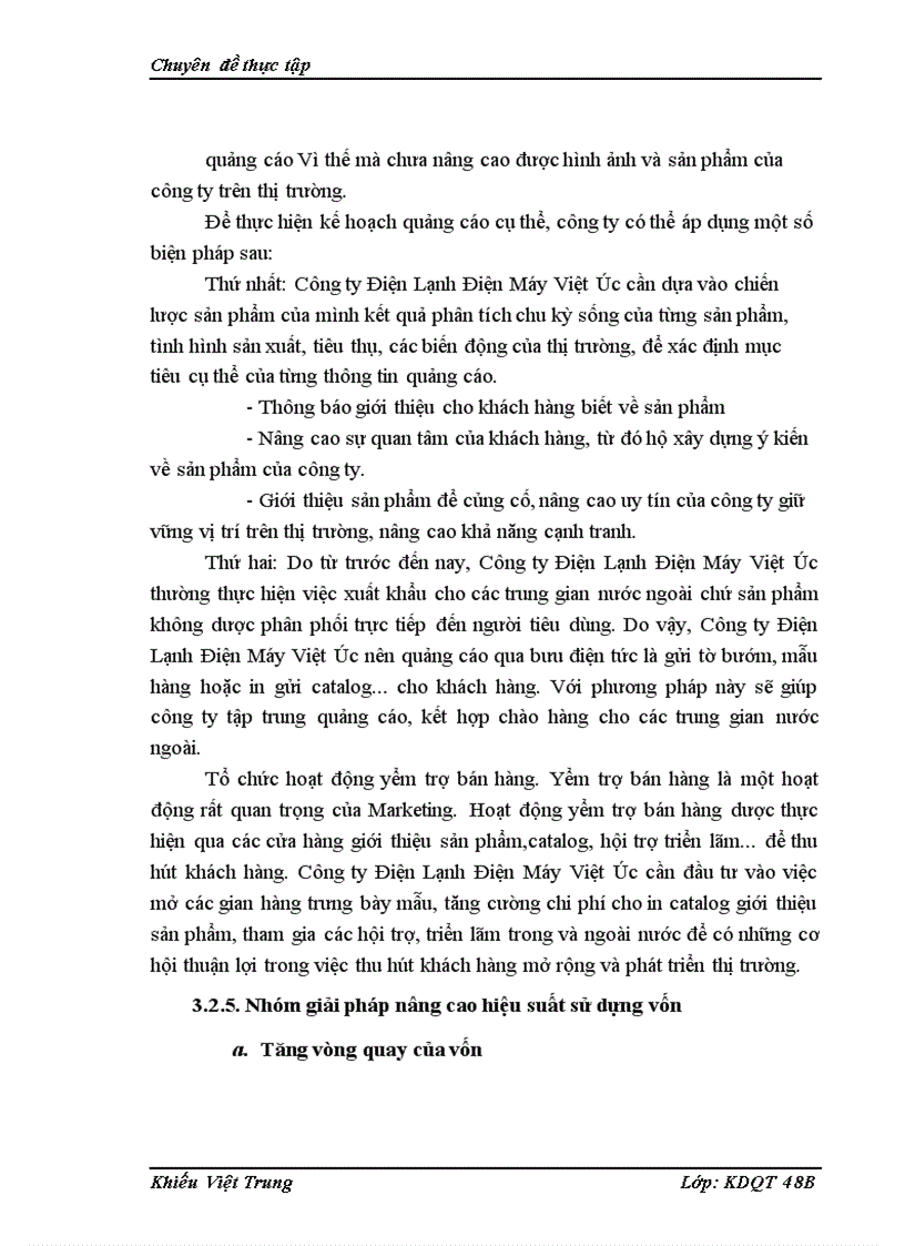image for page Một số giải pháp nhằm nâng cao hiệu quả xuất khẩu hàng hóa tại công ty điện máy- điện lạnh Việt Úc