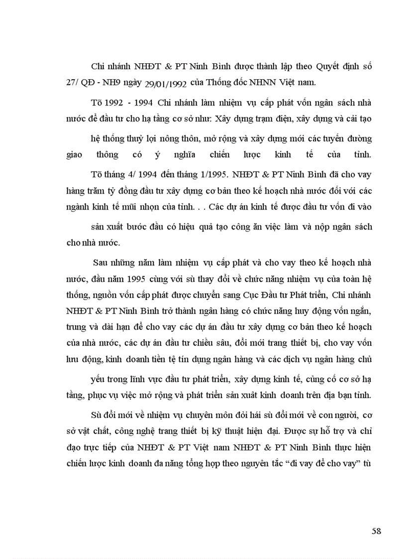 image for page Một số giải pháp mở rộng hoạt động tín dụng đối với kinh tế ngoài quốc doanh tại Ngân hàng Đầu tư và Phát triển Ninh Bình