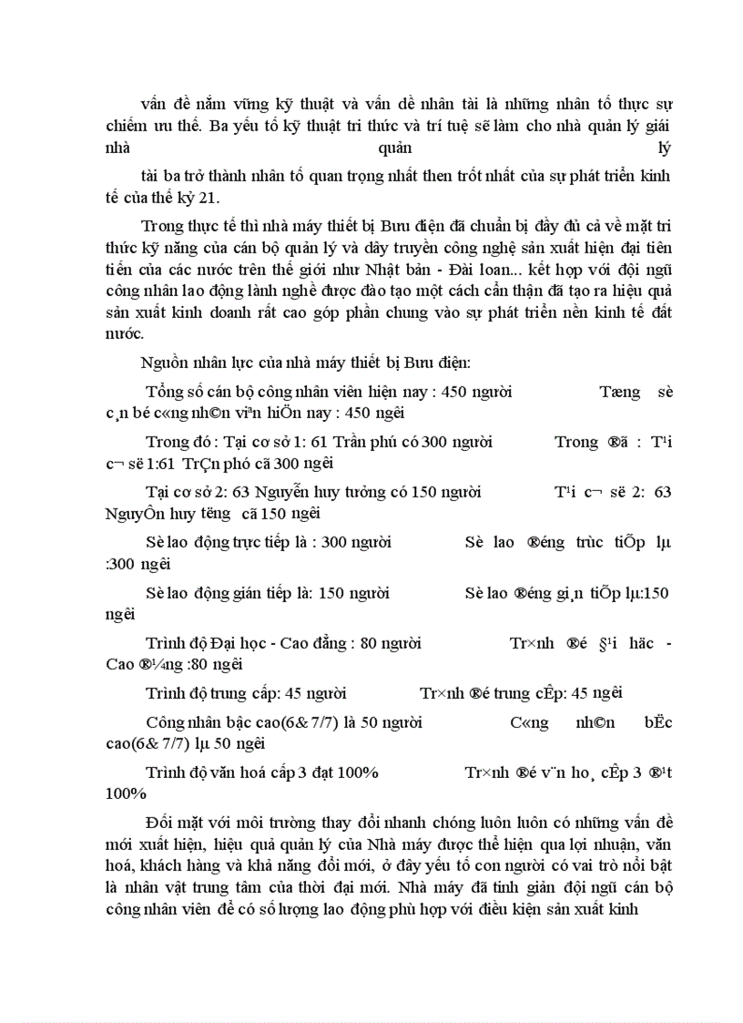 image for page Tổ chức kế toán tập hợp chi phí và tính giá thành sản phẩm tại Nhà máy Thiết bị Bưu điện