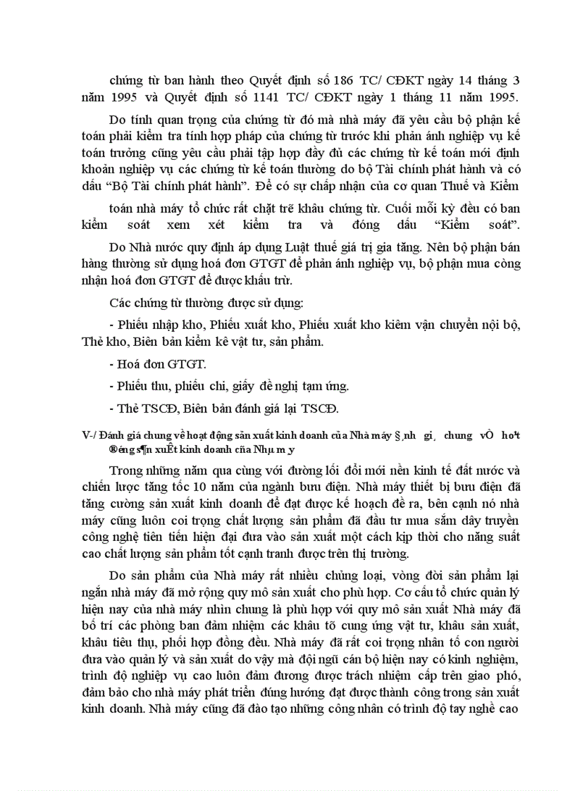image for page Tổ chức kế toán tập hợp chi phí và tính giá thành sản phẩm tại Nhà máy Thiết bị Bưu điện
