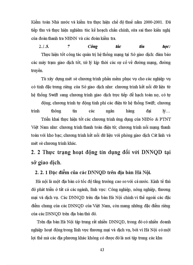 image for page Giải pháp mở rộng tín dụng đối với các doanh nghiệp ngoài quốc doanh tại Sở giao dịch Ngân hàng nông nghiệp và phát triển nông thôn Việt Nam