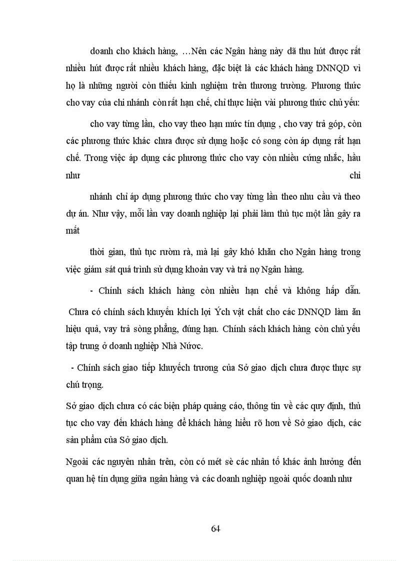 image for page Giải pháp mở rộng tín dụng đối với các doanh nghiệp ngoài quốc doanh tại Sở giao dịch Ngân hàng nông nghiệp và phát triển nông thôn Việt Nam