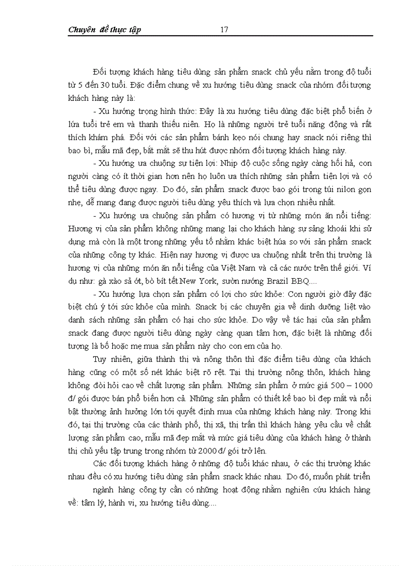 image for page Phát triển ngành hàng snack tại công ty cổ phần chế biến thực phẩm Kinh Đô miền Bắc – Thực trạng và giải pháp