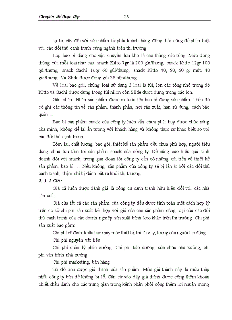 image for page Phát triển ngành hàng snack tại công ty cổ phần chế biến thực phẩm Kinh Đô miền Bắc – Thực trạng và giải pháp