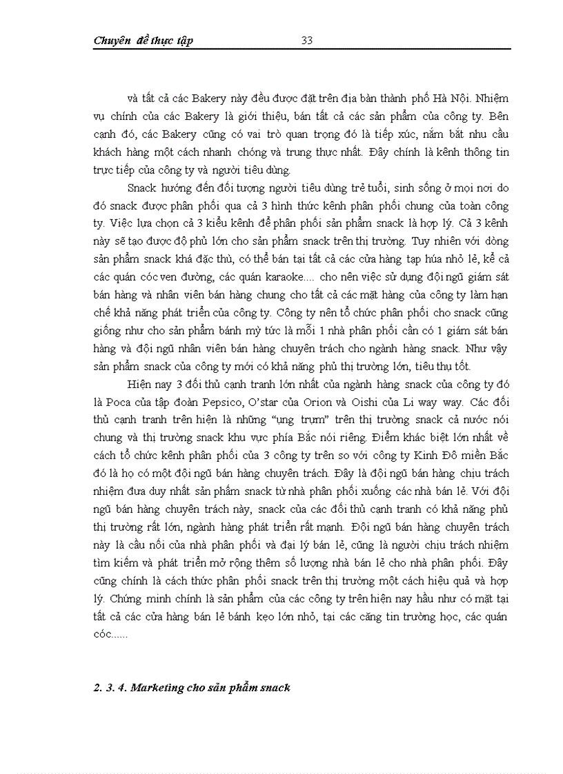 image for page Phát triển ngành hàng snack tại công ty cổ phần chế biến thực phẩm Kinh Đô miền Bắc – Thực trạng và giải pháp
