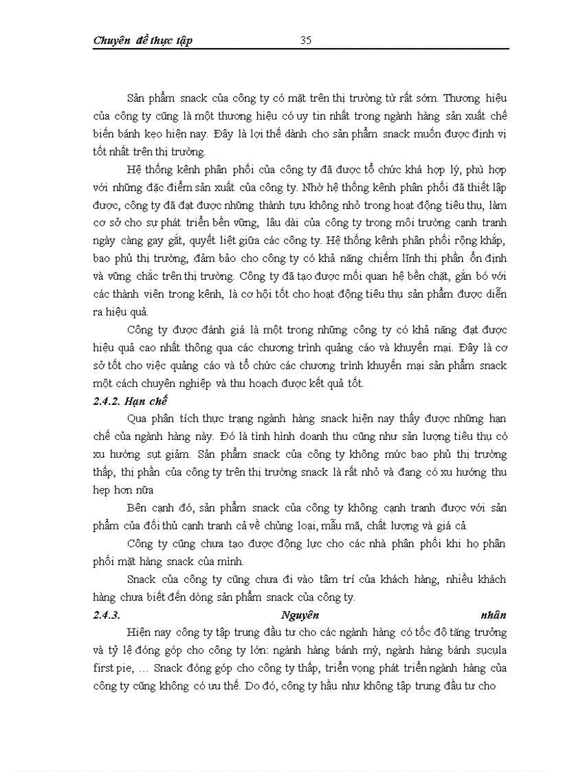 image for page Phát triển ngành hàng snack tại công ty cổ phần chế biến thực phẩm Kinh Đô miền Bắc – Thực trạng và giải pháp