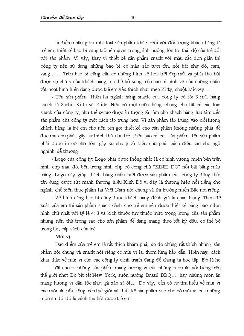 image for page Phát triển ngành hàng snack tại công ty cổ phần chế biến thực phẩm Kinh Đô miền Bắc – Thực trạng và giải pháp