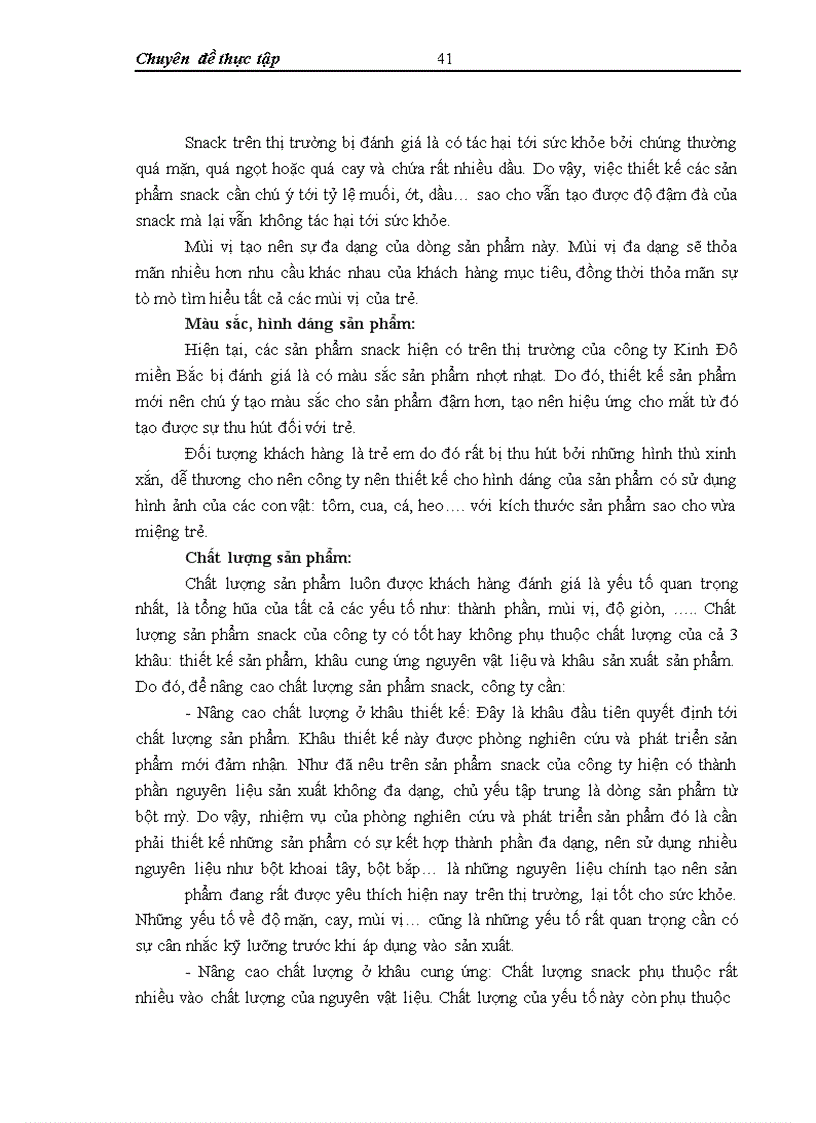 image for page Phát triển ngành hàng snack tại công ty cổ phần chế biến thực phẩm Kinh Đô miền Bắc – Thực trạng và giải pháp