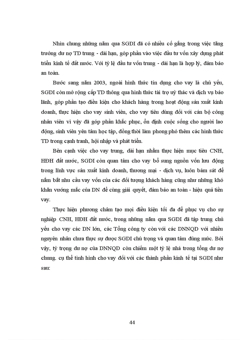 image for page Giải pháp tín dụng nhằm thúc đẩy phát triển kinh tế ngoài quốc doanh tại SGDI - NHCTVN