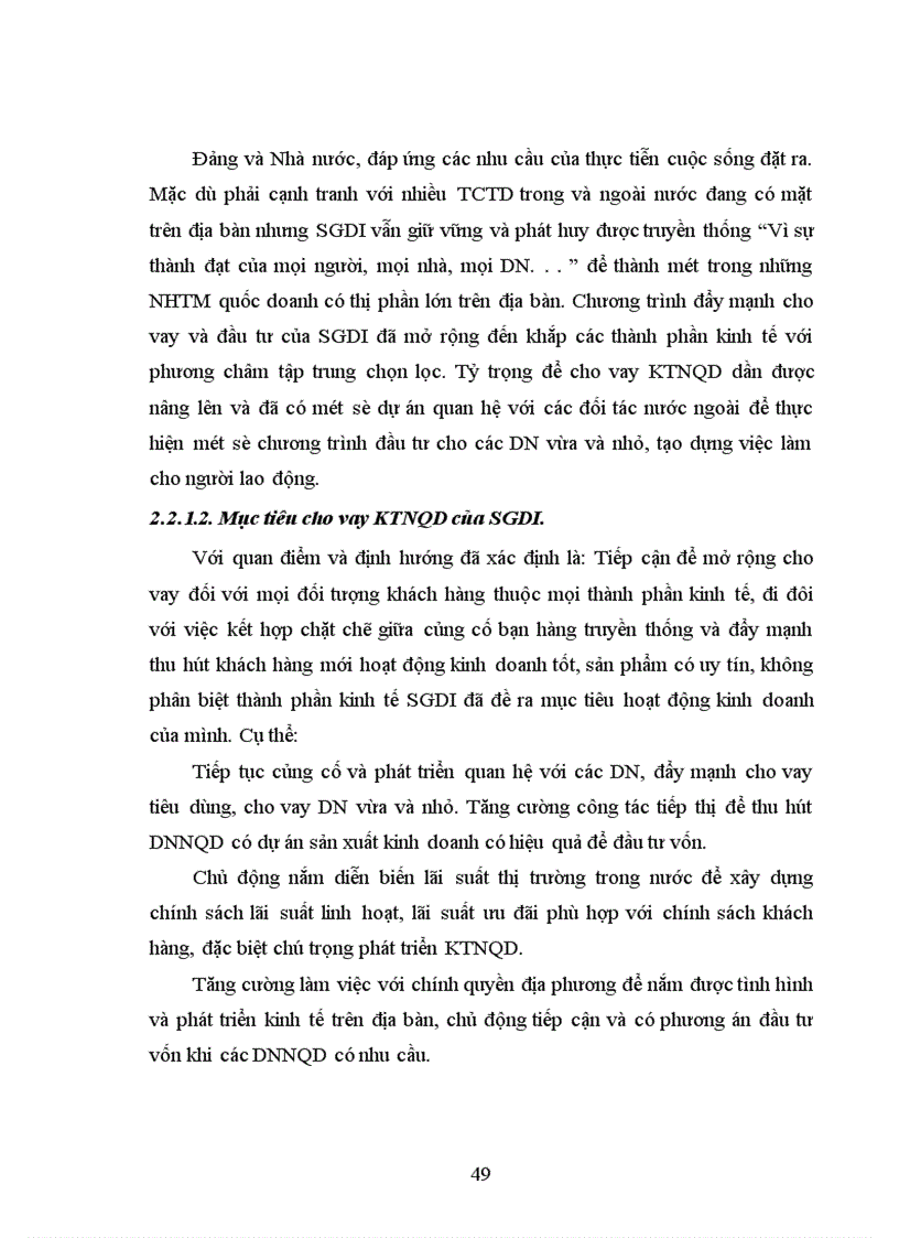 image for page Giải pháp tín dụng nhằm thúc đẩy phát triển kinh tế ngoài quốc doanh tại SGDI - NHCTVN