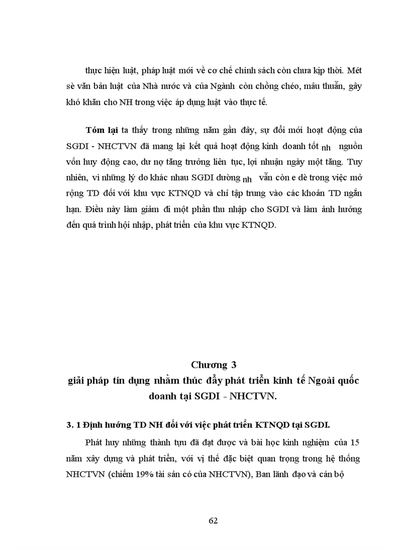 image for page Giải pháp tín dụng nhằm thúc đẩy phát triển kinh tế ngoài quốc doanh tại SGDI - NHCTVN