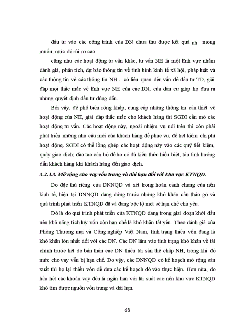 image for page Giải pháp tín dụng nhằm thúc đẩy phát triển kinh tế ngoài quốc doanh tại SGDI - NHCTVN