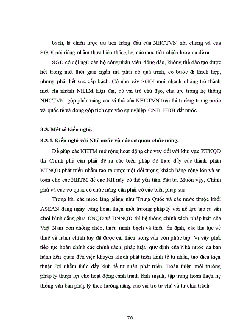 image for page Giải pháp tín dụng nhằm thúc đẩy phát triển kinh tế ngoài quốc doanh tại SGDI - NHCTVN