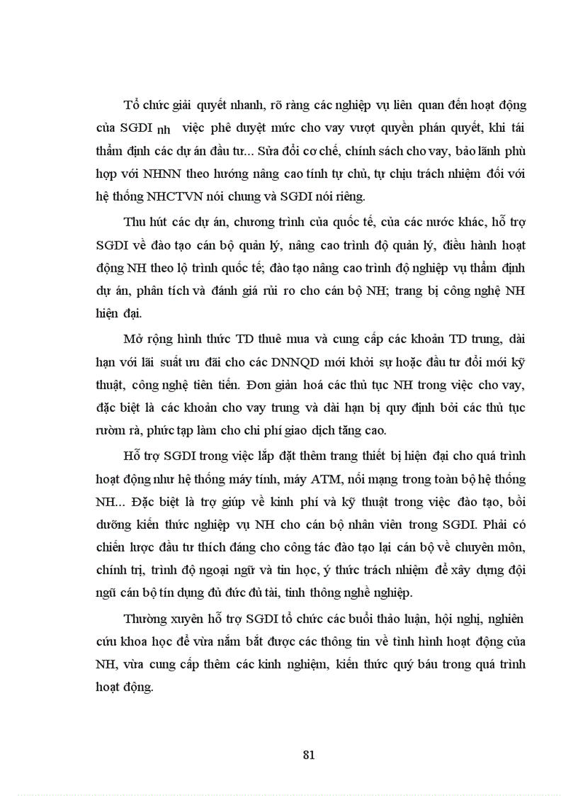 image for page Giải pháp tín dụng nhằm thúc đẩy phát triển kinh tế ngoài quốc doanh tại SGDI - NHCTVN