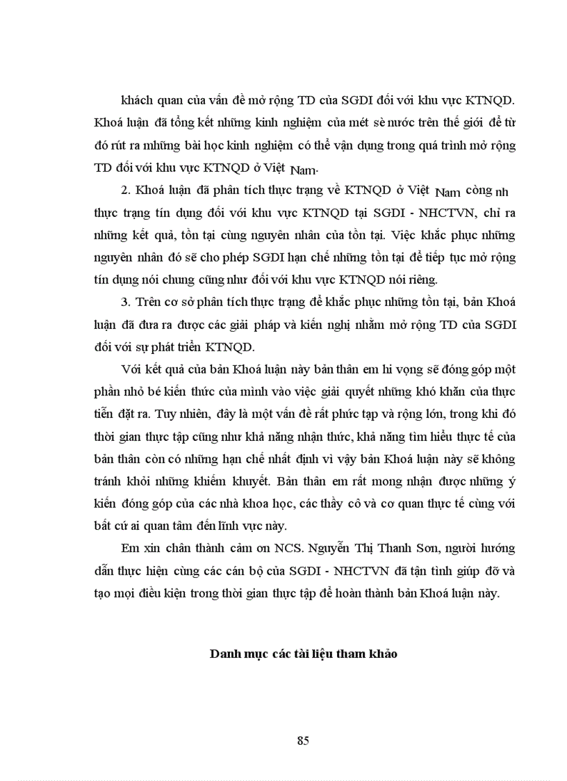 image for page Giải pháp tín dụng nhằm thúc đẩy phát triển kinh tế ngoài quốc doanh tại SGDI - NHCTVN