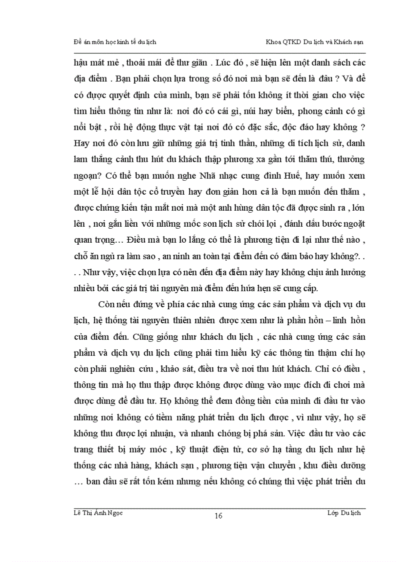 image for page Ảnh hưởng giữa việc phát triển du lịch và nguồn tài nguyên ở SaPa