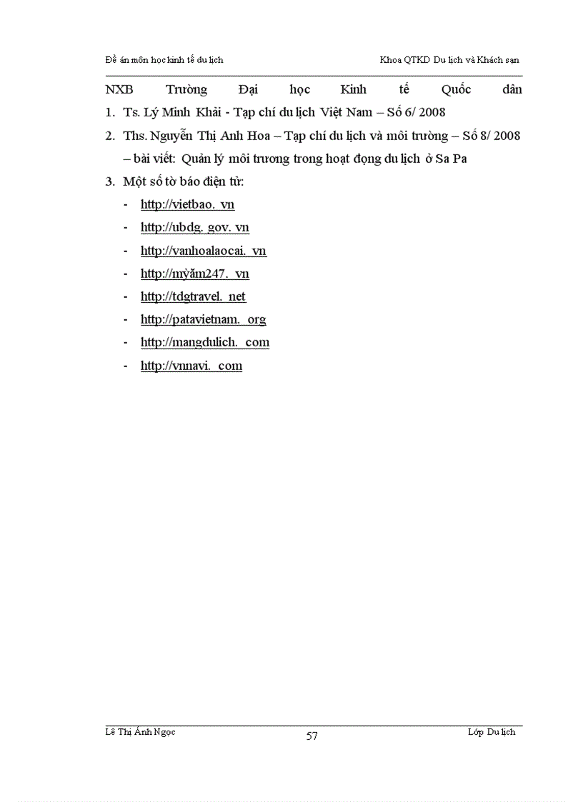 image for page Ảnh hưởng giữa việc phát triển du lịch và nguồn tài nguyên ở SaPa