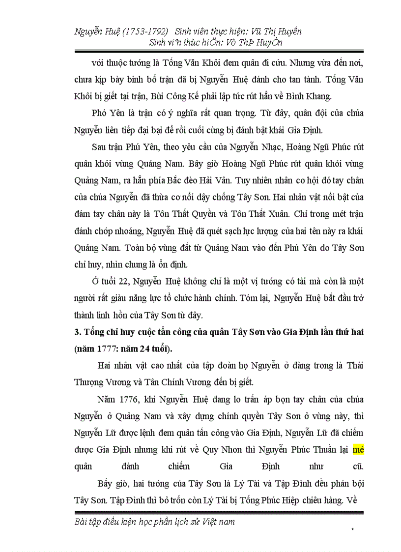 image for page Bài tập điều kiện học phần lịch sử Việt nam